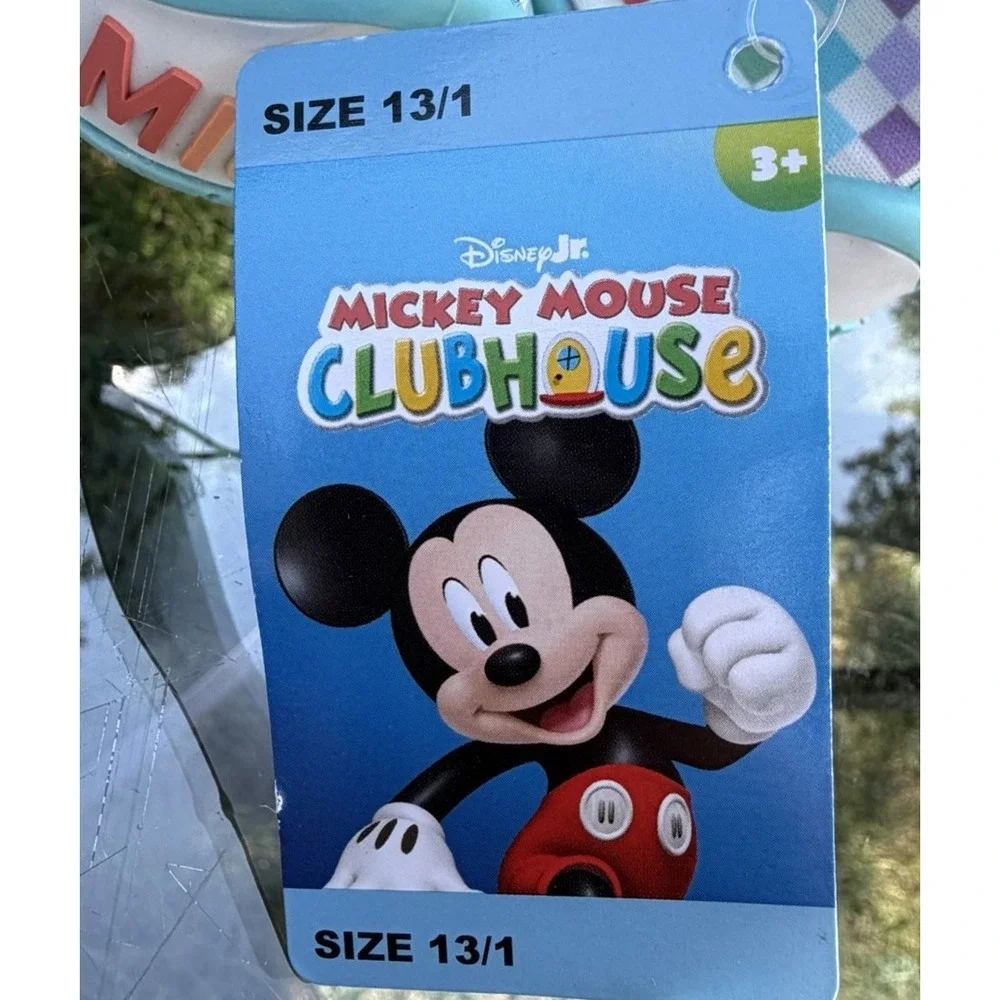 Disney Mickey Mouse Clubhouse Toddler Water Shoes Size 13/1 Aqua Surf Beach NWT